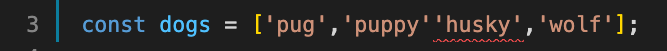 Linter Syntax Warning