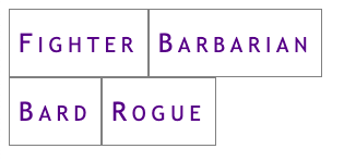 Example of wrapping navigation